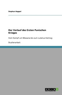 bokomslag Der Verlauf des Ersten Punischen Krieges