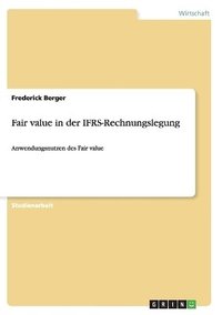 bokomslag Fair Value in Der Ifrs-Rechnungslegung