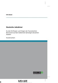 bokomslag Deutsche Jakobiner