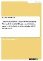 bokomslag Unterrichtseinheit Unternehmensformen