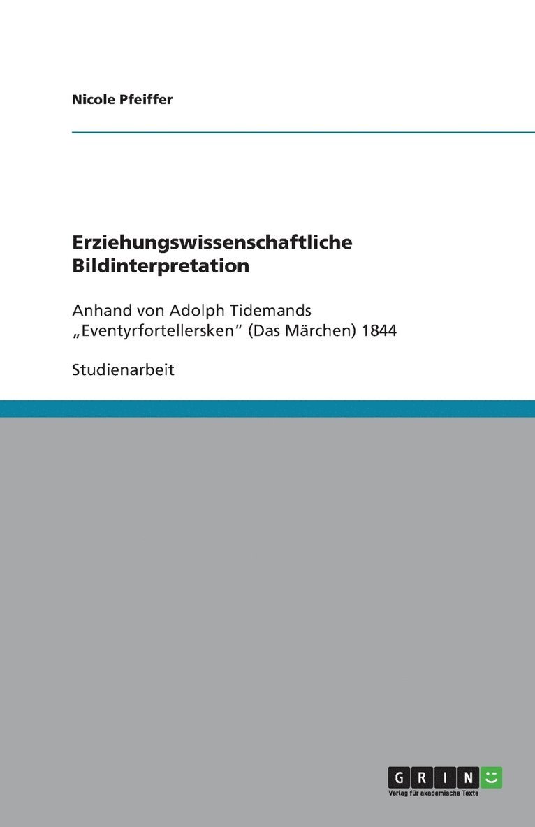 Erziehungswissenschaftliche Bildinterpretation