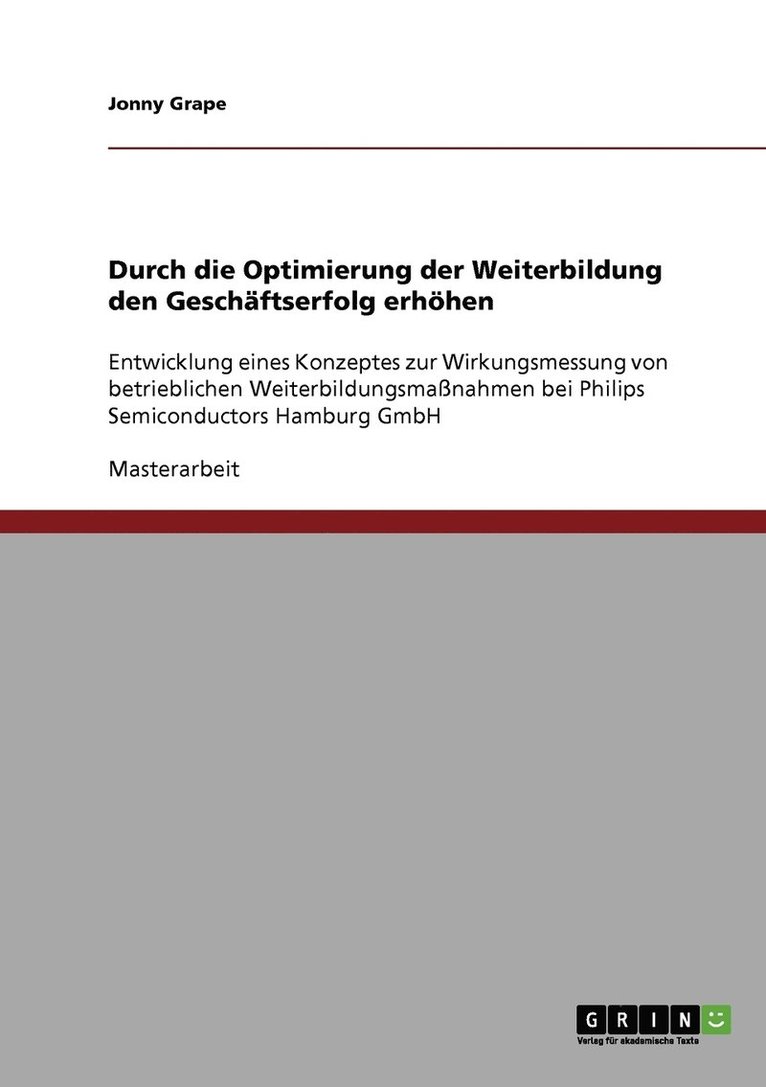 Durch die Optimierung der Weiterbildung den Geschaftserfolg erhoehen 1