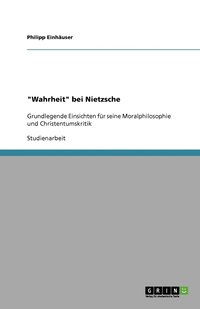 bokomslag "Wahrheit" bei Nietzsche