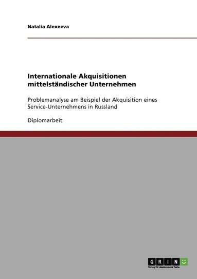 bokomslag Internationale Akquisitionen mittelständischer Unternehmen