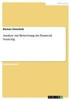 bokomslag Ansatze Zur Bewertung Im Financial Sourcing