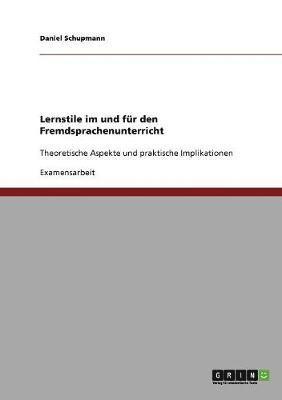 bokomslag Lernstile Im Und Fur Den Fremdsprachenunterricht