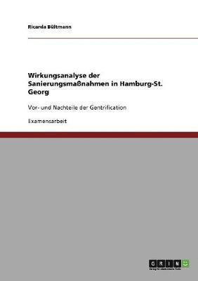 bokomslag Wirkungsanalyse der Sanierungsmanahmen in Hamburg-St. Georg