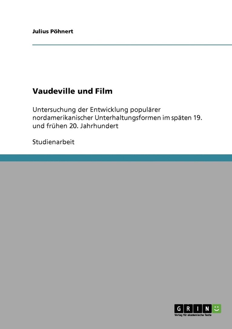 Vaudeville und Film 1