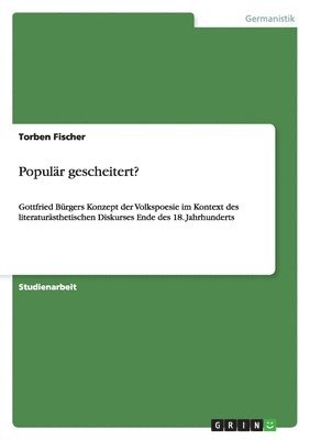bokomslag Populär gescheitert?