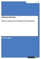 bokomslag Parts of Speech in Construction Grammar
