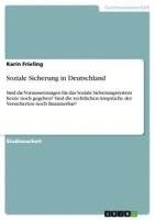 bokomslag Soziale Sicherung in Deutschland