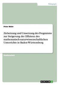 bokomslag Zielsetzung Und Umsetzung Des Programms