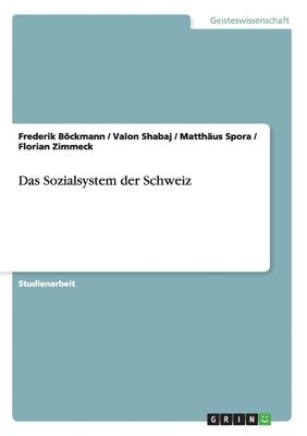 Das Sozialsystem der Schweiz 1