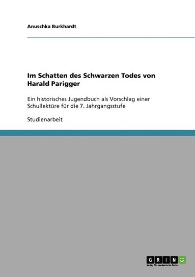 bokomslag Im Schatten des Schwarzen Todes von Harald Parigger