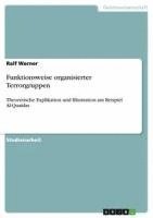 Ralf Werner - Funktionsweise organisierter Terrorgruppen, Häftad