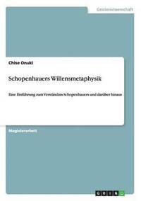 bokomslag Schopenhauers Willensmetaphysik