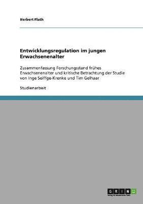 Entwicklungsregulation Im Jungen Erwachsenenalter 1