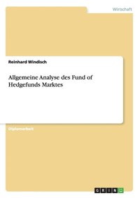 bokomslag Allgemeine Analyse Des Fund Of Hedgefund