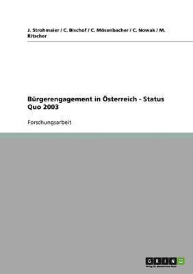 bokomslag B Rgerengagement In  Sterreich - Status