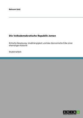 bokomslag Die Volksdemokratische Republik Jemen