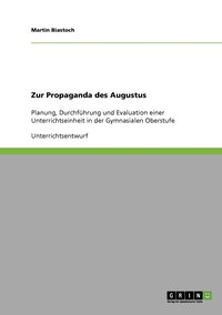 bokomslag Zur Propaganda des Augustus