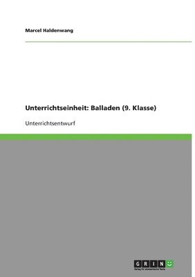 Marcel Haldenwang - Unterrichtseinheit, Häftad