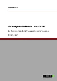 bokomslag Der Hedgefondsmarkt in Deutschland