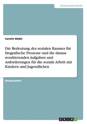 bokomslag Die Bedeutung des sozialen Raumes fr biografische Prozesse und die daraus resultierenden Aufgaben und Anforderungen fr die soziale Arbeit mit Kindern und Jugendlichen