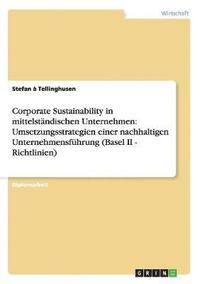 bokomslag Corporate Sustainability in Mittelstandischen Unternehmen