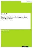 bokomslag Erscheinungsformen Der Gewalt Im Peru Der Achtziger Jahre