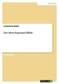 bokomslag Der Mere-Exposure-Effekt