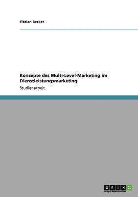 bokomslag Konzepte des Multi-Level-Marketing im Dienstleistungsmarketing