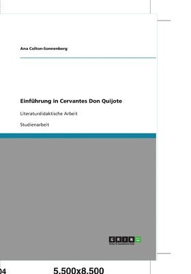 Ana Colton-Sonnenberg - Einführung in Cervantes Don Quijote, Häftad