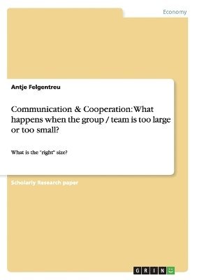 bokomslag Communication & Cooperation
