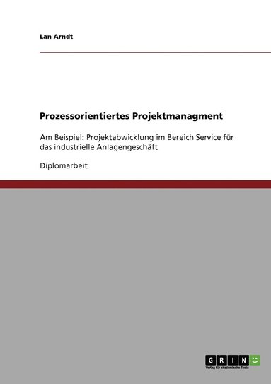 bokomslag Prozessorientiertes Projektmanagment