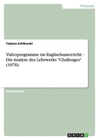 bokomslag Videoprogramme Im Englischunterricht