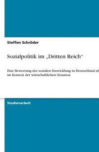 bokomslag Sozialpolitik Im 'Dritten Reich