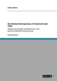 bokomslag Rentenreformprozess in Frankreich seit 1990