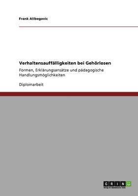 bokomslag Verhaltensauffälligkeiten bei gehörlosen Kindern und Jugendlichen