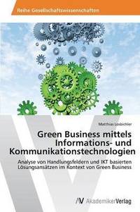 bokomslag Green Business Mittels Informations- Und Kommunikationstechnologien