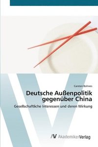 bokomslag Deutsche Auenpolitik gegenber China