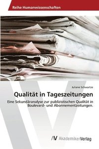 bokomslag Qualitt in Tageszeitungen