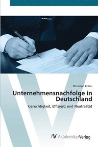 bokomslag Unternehmensnachfolge in Deutschland