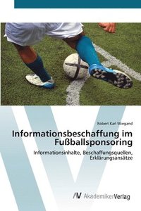 bokomslag Informationsbeschaffung im Fuballsponsoring
