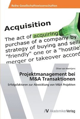 bokomslag Projektmanagement bei M&A Transaktionen