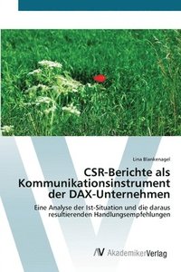 bokomslag CSR-Berichte als Kommunikationsinstrument der DAX-Unternehmen