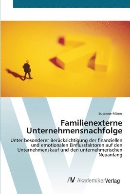 Familienexterne Unternehmensnachfolge 1