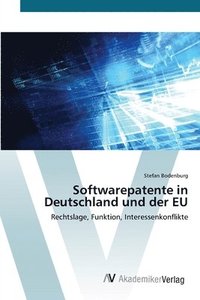 bokomslag Softwarepatente in Deutschland und der EU