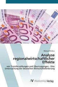 bokomslag Analyse regionalwirtschaftlicher Effekte