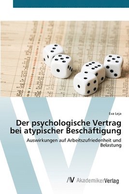 bokomslag Der psychologische Vertrag bei atypischer Beschaftigung